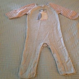 One piece knitted Owl design